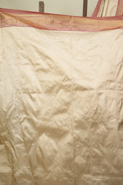 Cream Silk Paithani Saree -SRCSPS821