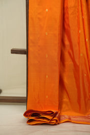 Orange Silk Paithani Saree - SROSPS820