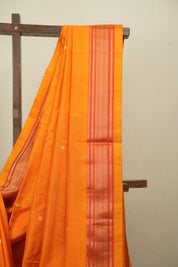Orange Silk Paithani Saree - SROSPS820
