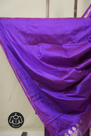 Purple Banarasi Silk Saree - SRPBSS888