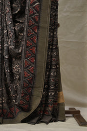 Kashish HBP Cotton Silk Saree With Ghicha Border - SRKCSS1070