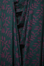 Green Cotton Jamdani Saree - SRGCJS158