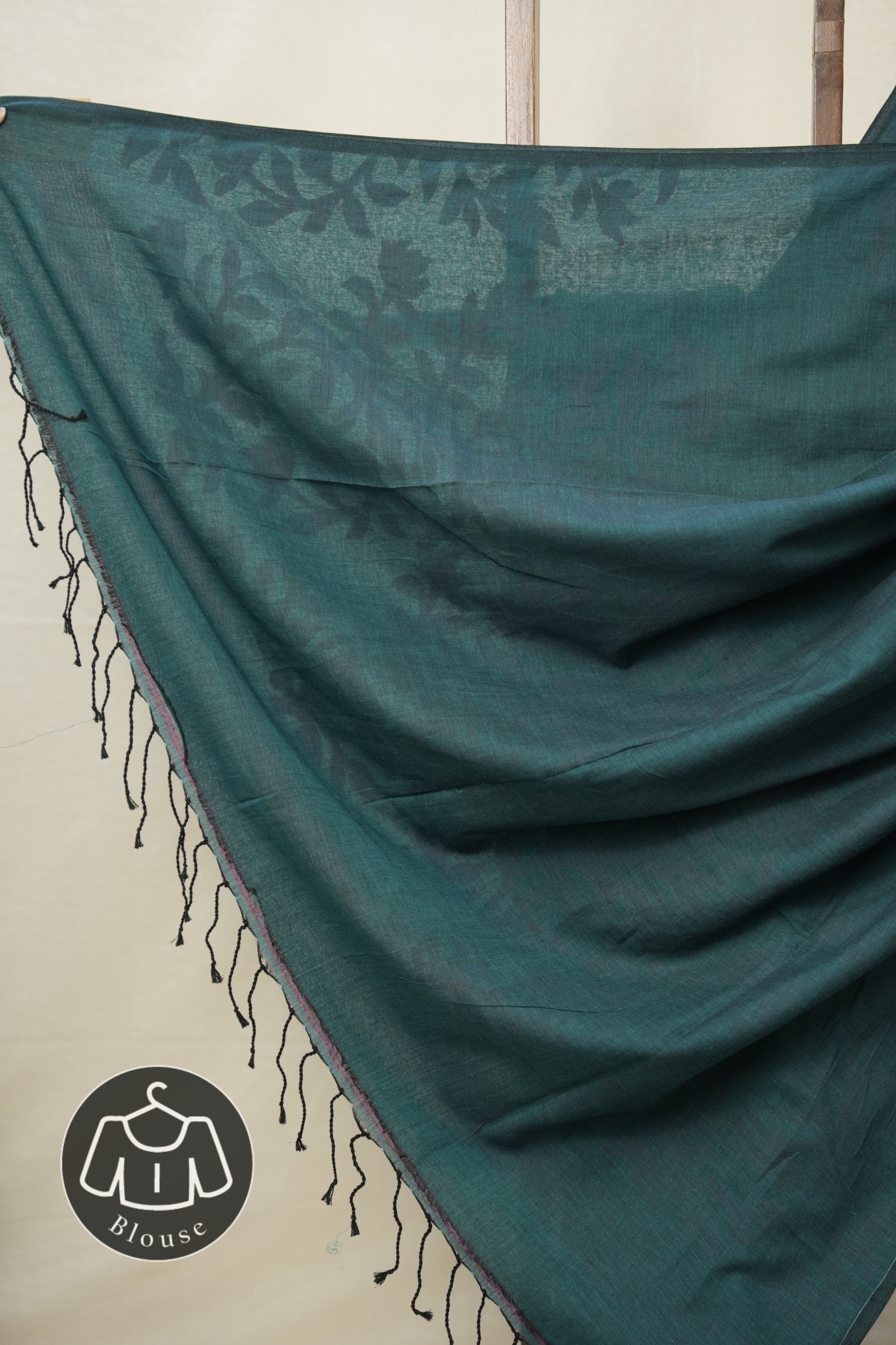 Green Cotton Jamdani Saree - SRGCJS158