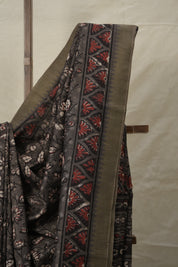 Kashish HBP Cotton Silk Saree With Ghicha Border - SRKCSS1070