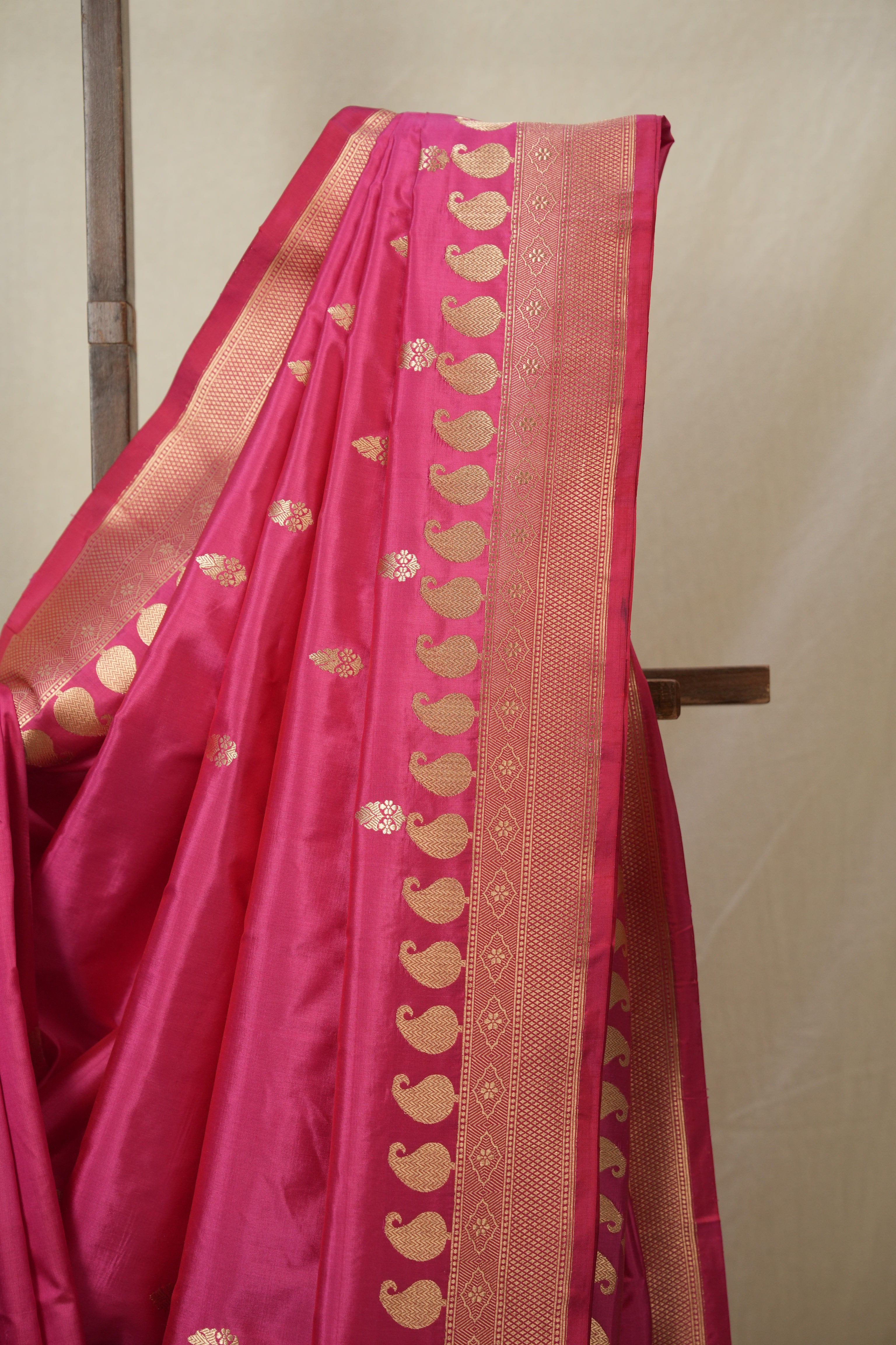 Peach Pink Banarasi Silk Saree - SRPPBSS903