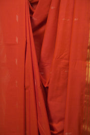 Dual Tone Orange Cotton Paithani Saree - SRDTOCPS835