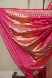Peach Pink Banarasi Silk Saree - SRPPBSS903