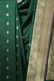 Green Banarasi Silk Saree - SRGBSS901