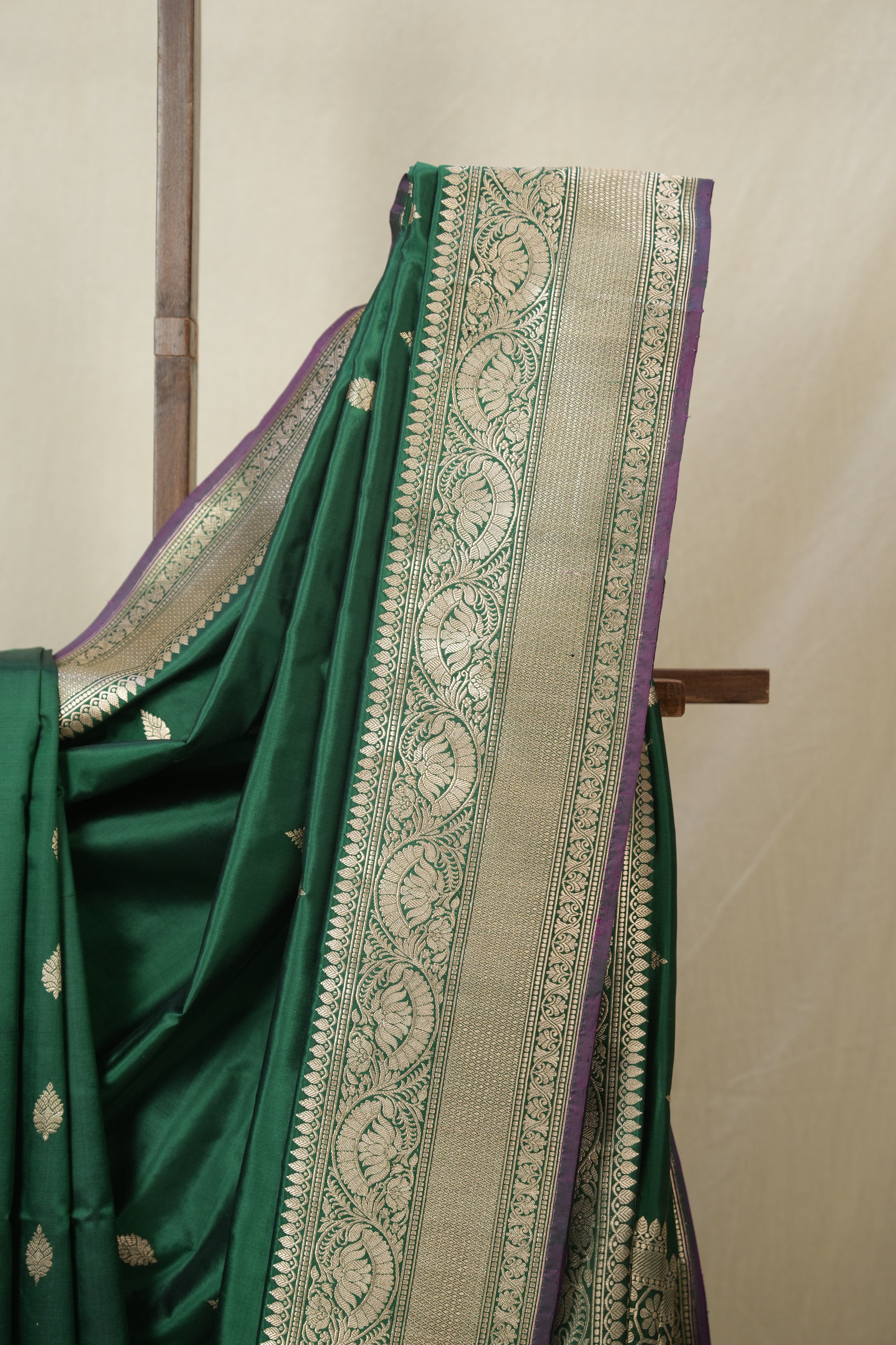 Green Banarasi Silk Saree - SRGBSS901