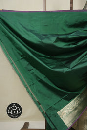 Green Banarasi Silk Saree - SRGBSS901