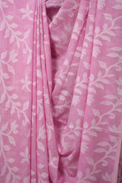 Pink Cotton Jamdani Saree - SRPCJS153