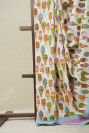 Ice Cream HBP Signature Cotton Saree - SRICSCS006