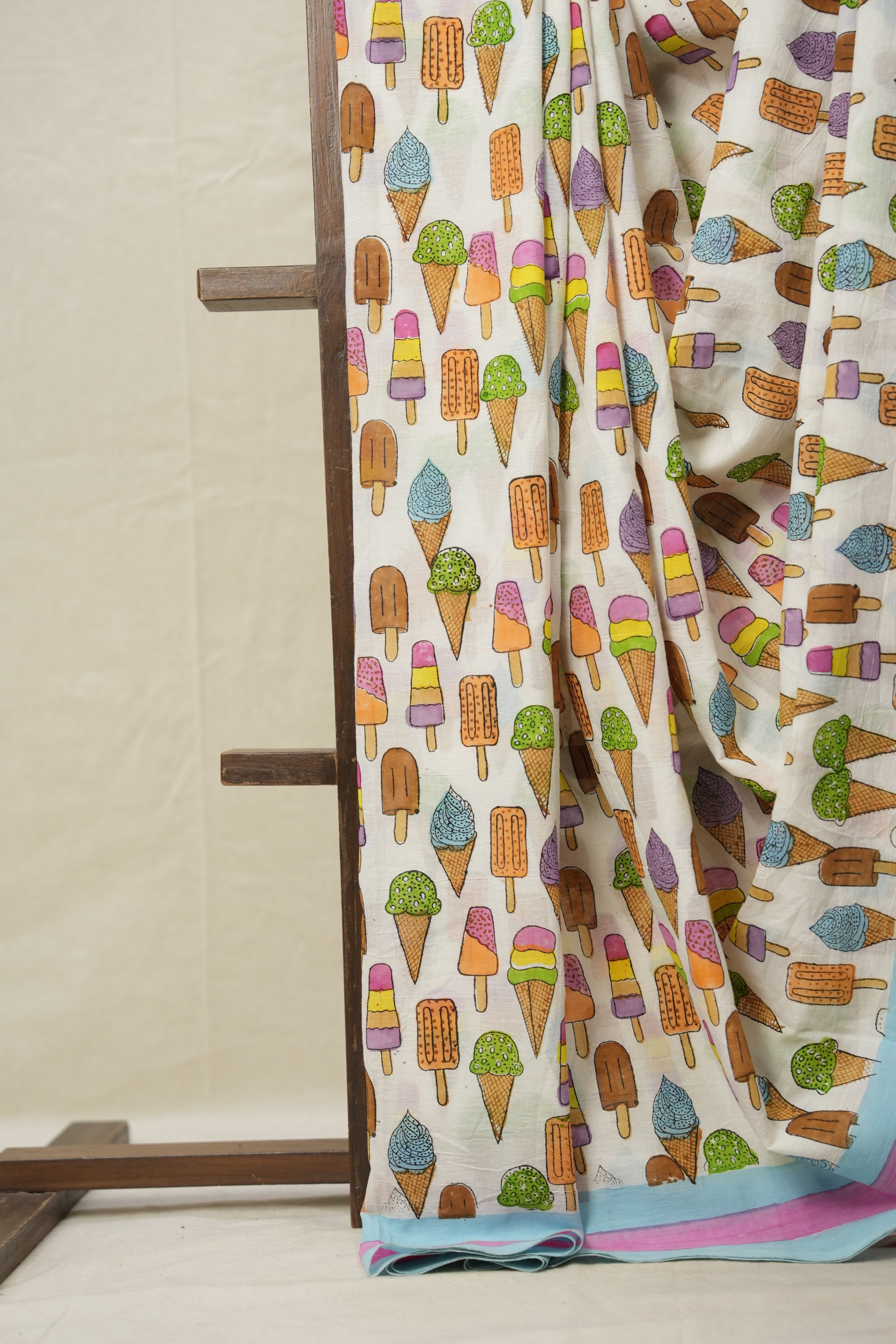 Ice Cream HBP Signature Cotton Saree - SRICSCS006