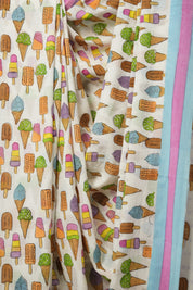 Ice Cream HBP Signature Cotton Saree - SRICSCS006