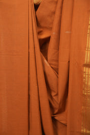 Tan Orange Cotton Paithani Saree - SRTOCPS840