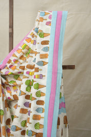 Ice Cream HBP Signature Cotton Saree - SRICSCS006
