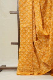 Orange HBP Cotton Silk Saree With Chanderi Border - SROCSS1550