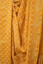 Orange HBP Cotton Silk Saree With Chanderi Border - SROCSS1550