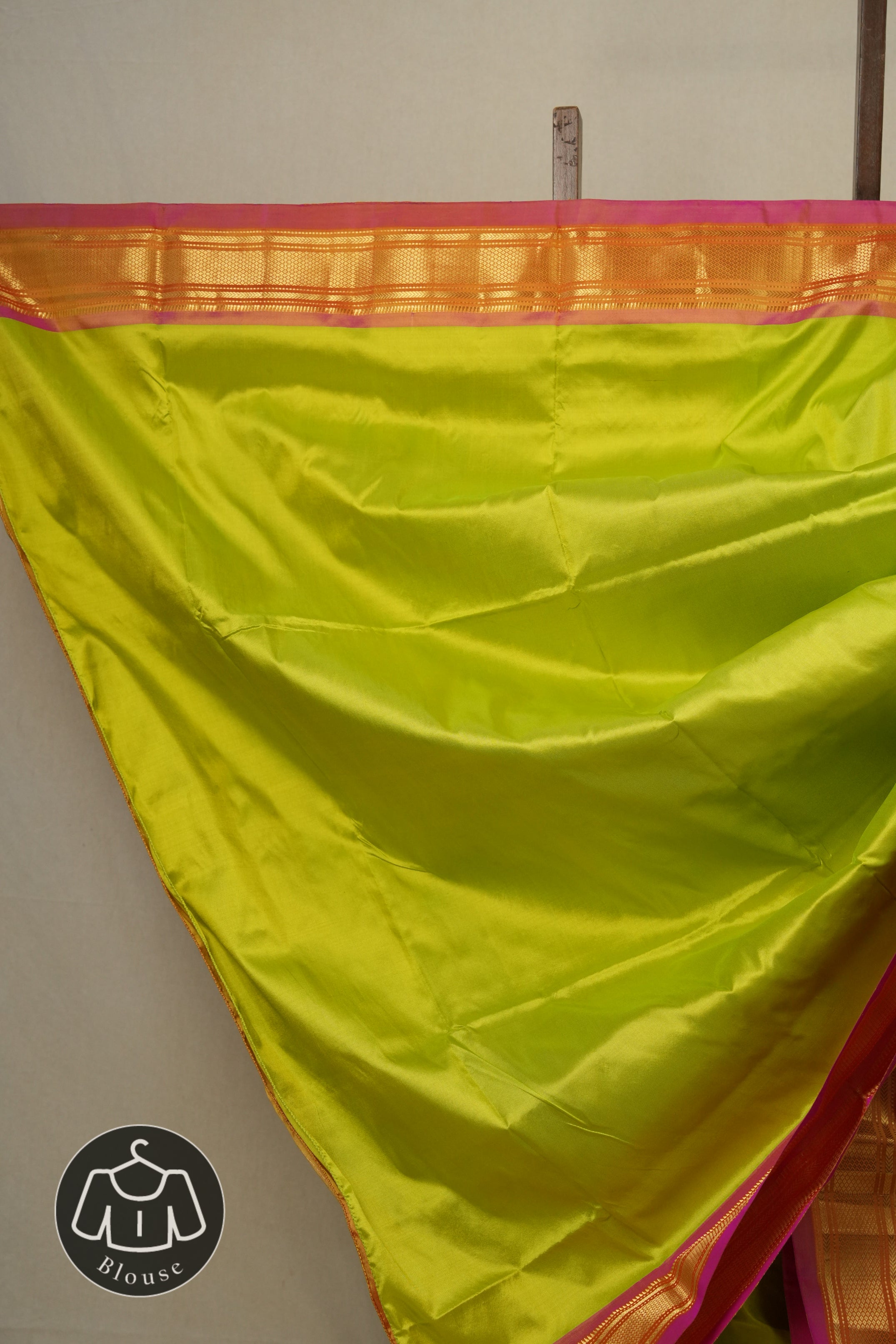 Neon Green Silk Paithani Saree - SRNGSPS699