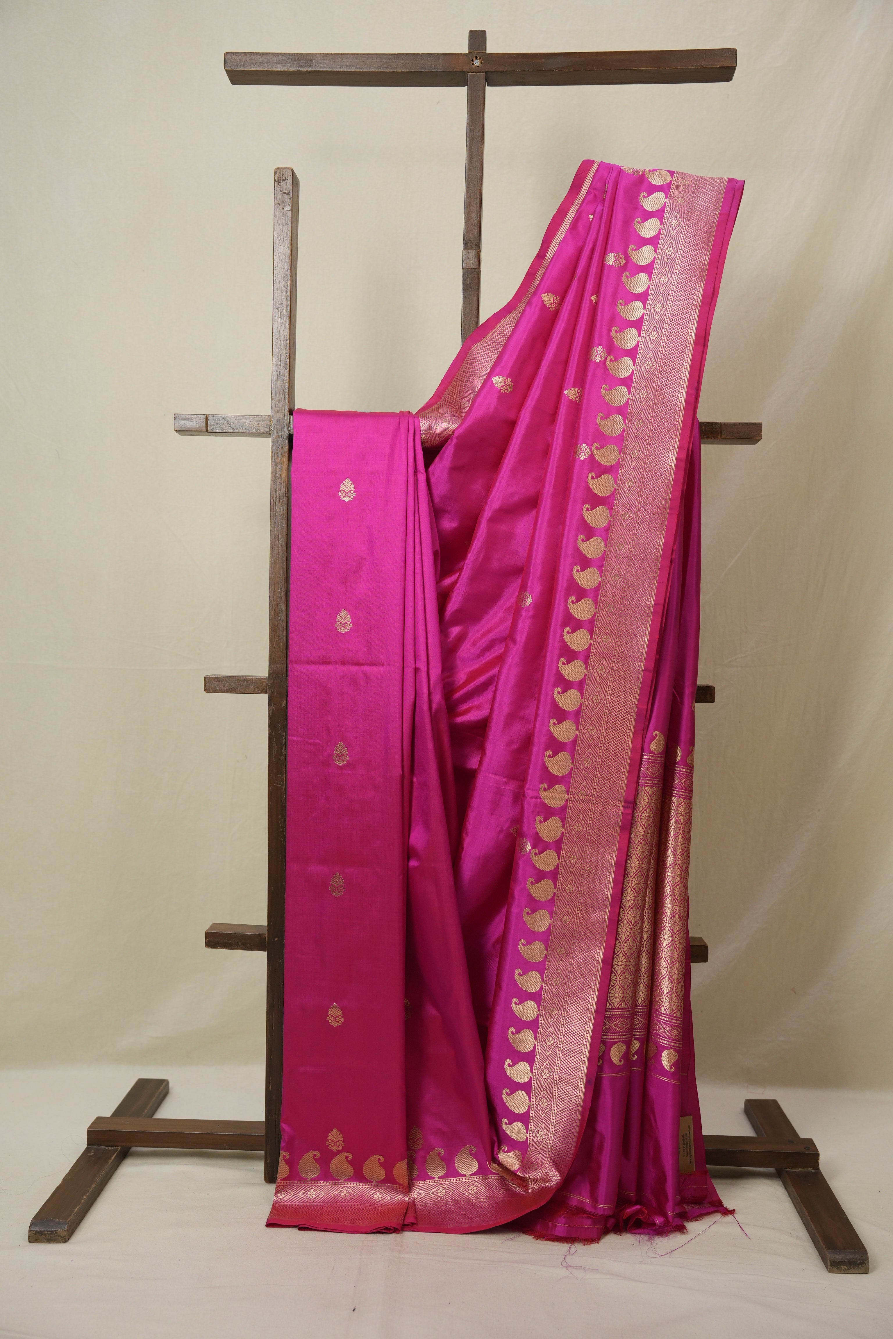 Rani Pink Banarasi Silk Saree - SRRPBSS890