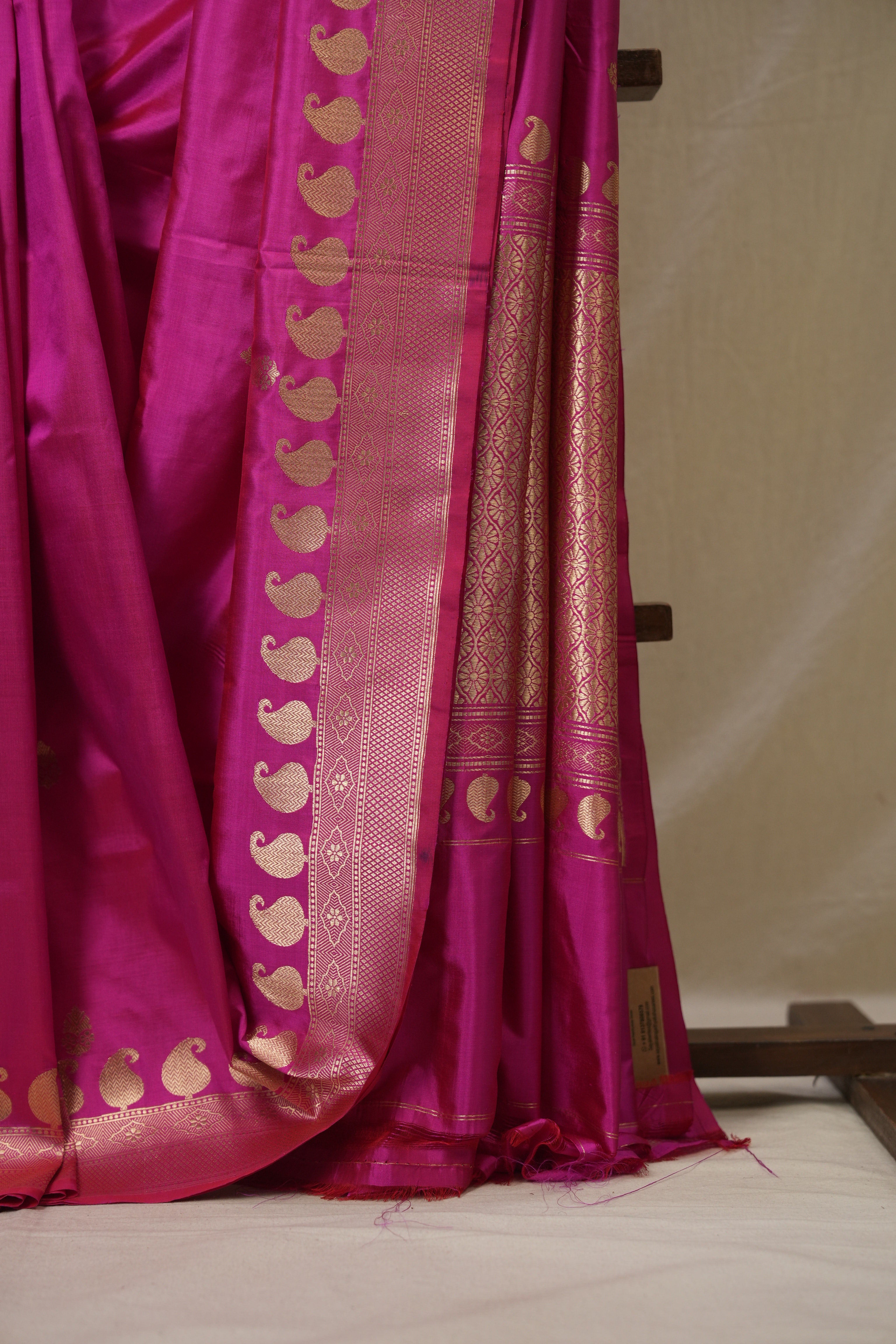 Rani Pink Banarasi Silk Saree - SRRPBSS890