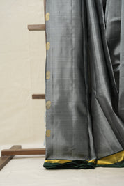 Grey Kanjivaram Silk Saree - SRGKSS1002