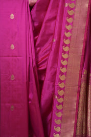 Rani Pink Banarasi Silk Saree - SRRPBSS890