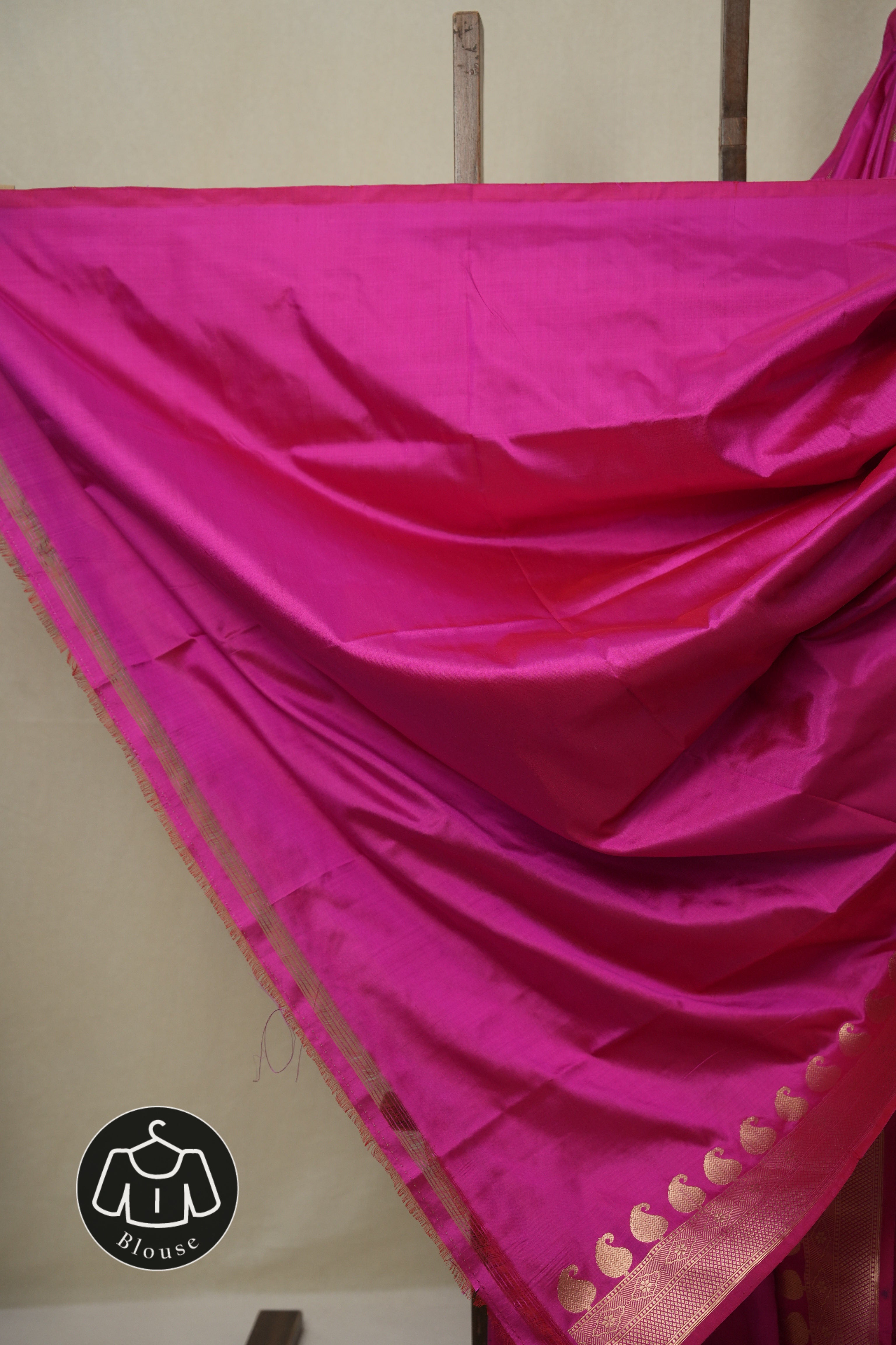 Rani Pink Banarasi Silk Saree - SRRPBSS890