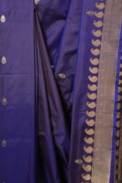 Dark Violet Banarasi Silk Saree - SRDVBSS891