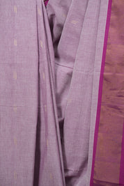 Lilac Cotton Paithani Saree - SRLCPS844
