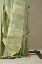 Pastel Pista Green Kanjivaram Silk Saree - SRPPPKSS1052