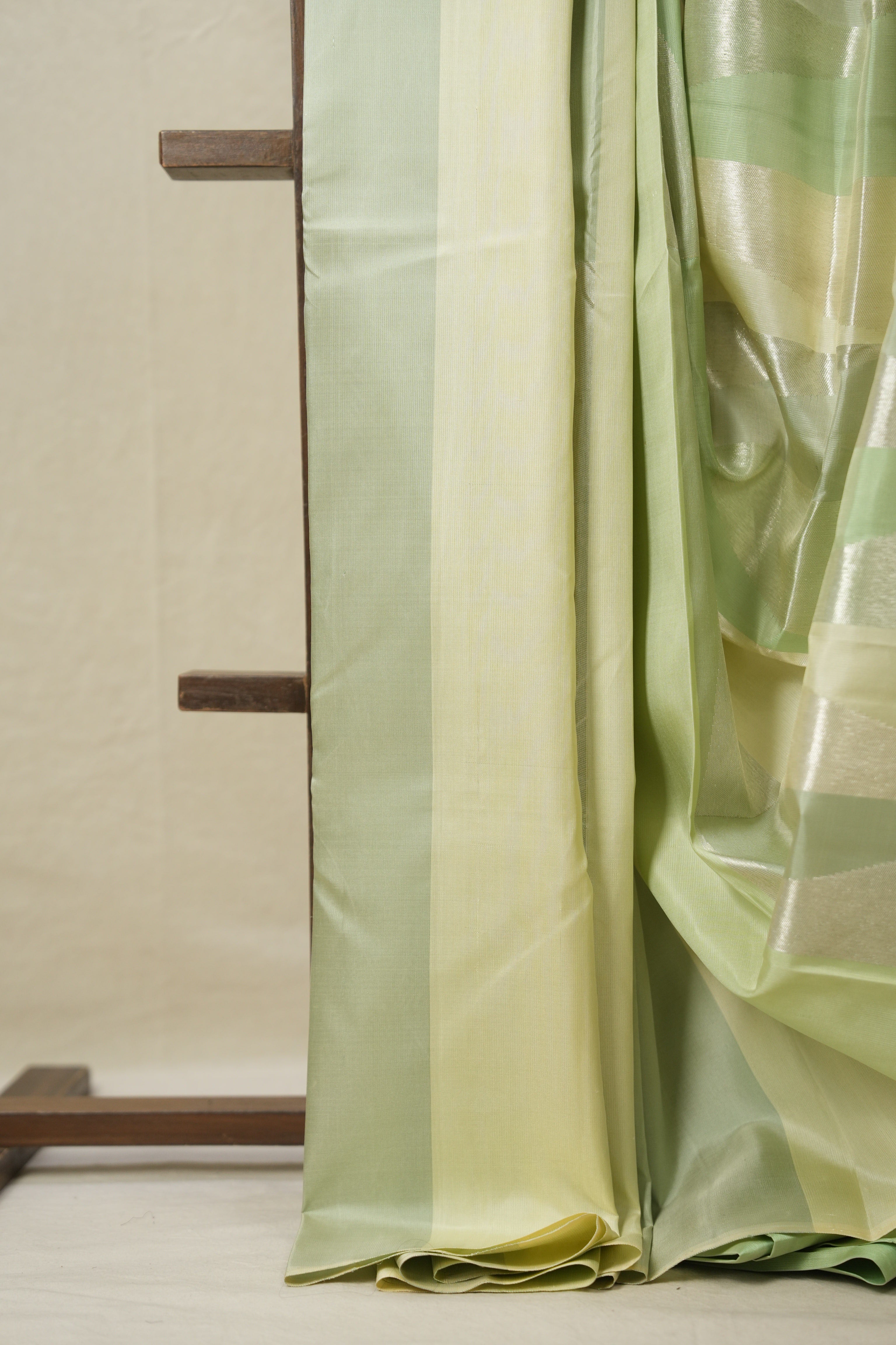 Pastel Pista Green Kanjivaram Silk Saree - SRPPPKSS1052