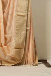 Peach Maheshwari Saree - SRPMS209