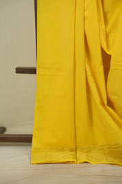 Yellow Cotton Paithani Saree - SRYCPS841