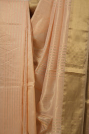 Peach Maheshwari Saree - SRPMS209