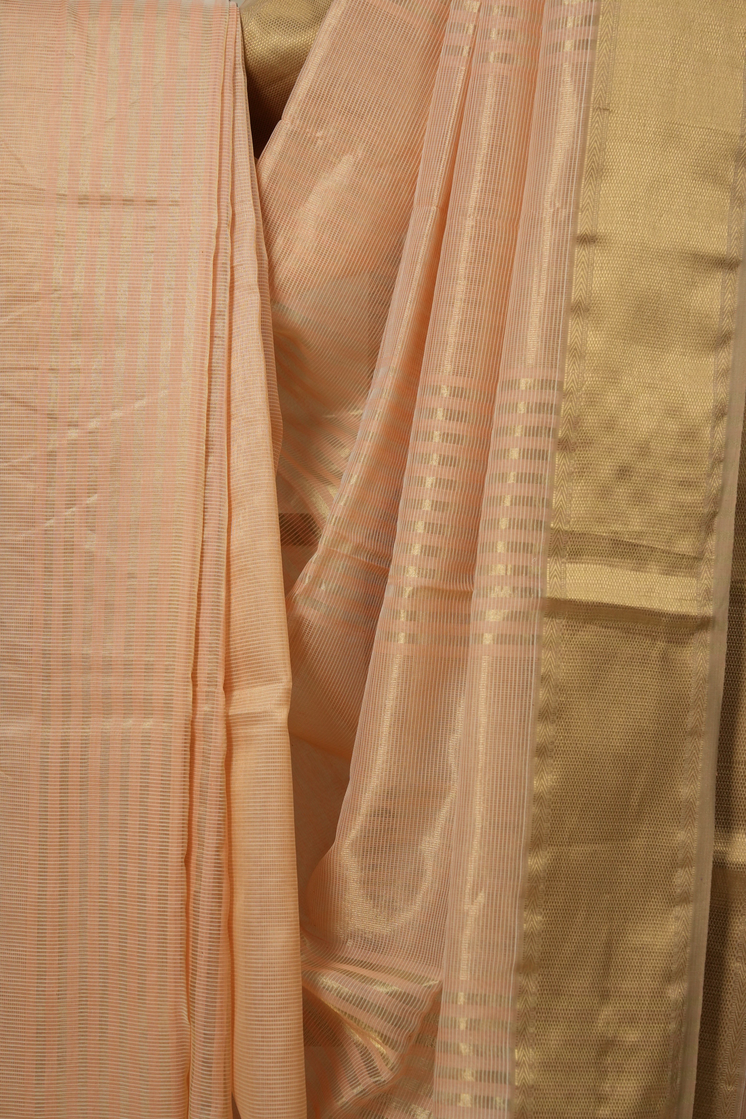 Peach Maheshwari Saree - SRPMS209