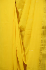 Yellow Cotton Paithani Saree - SRYCPS841