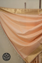 Peach Maheshwari Saree - SRPMS209