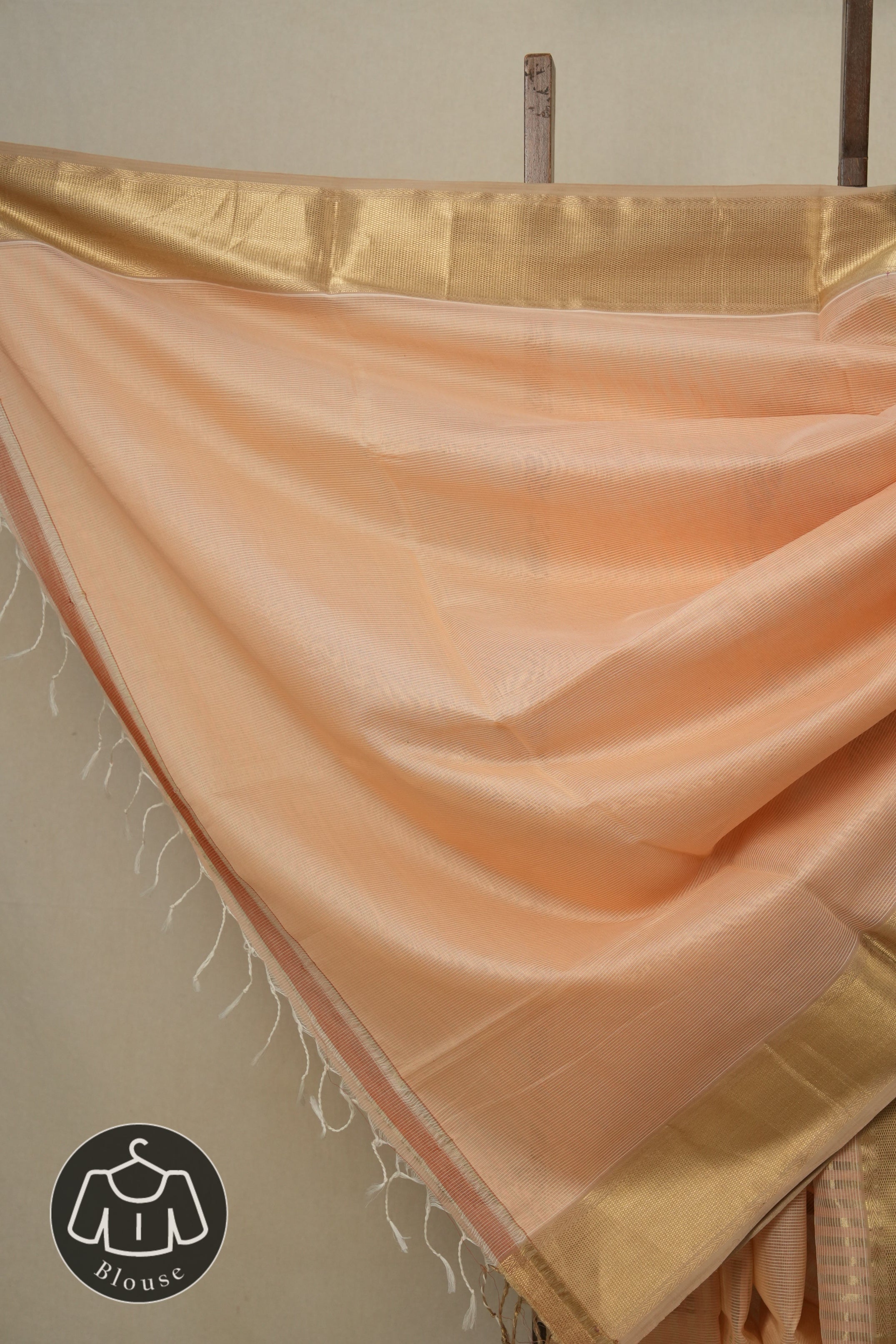 Peach Maheshwari Saree - SRPMS209