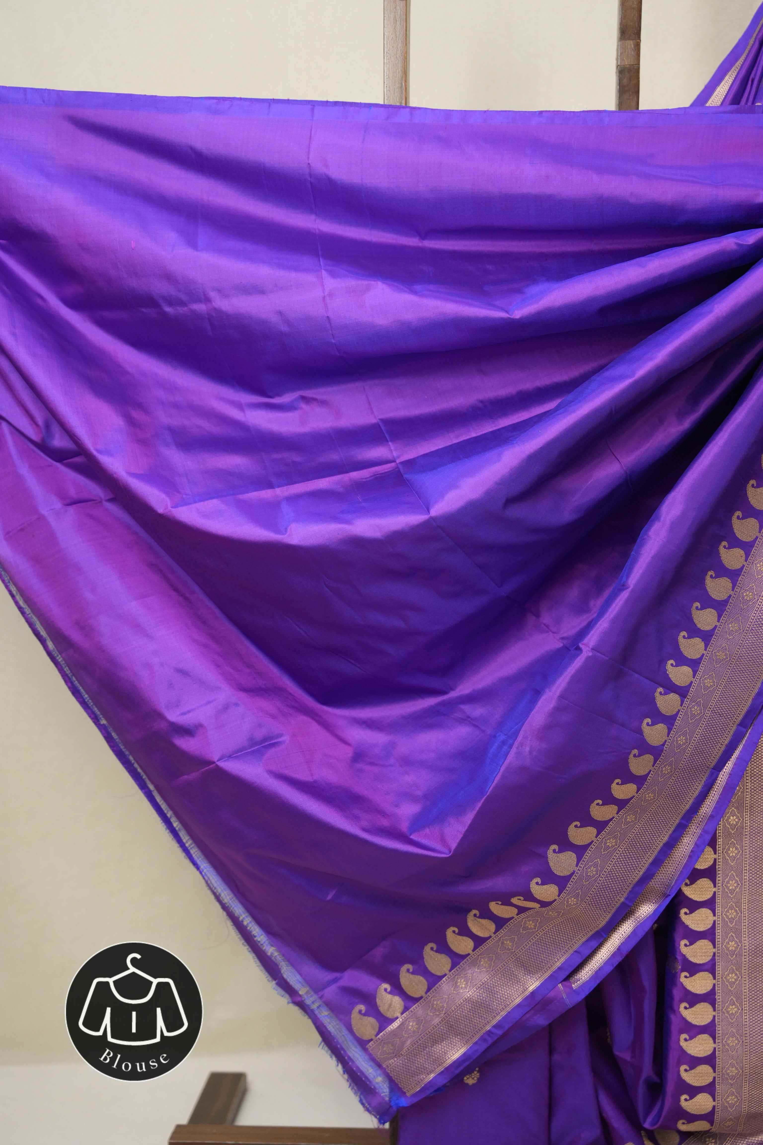 Violet Banarasi Silk Saree - SRVBSS894