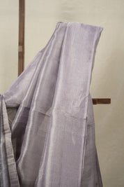 Lavender Tissue Tussar Silk Saree - SRLTTSS605
