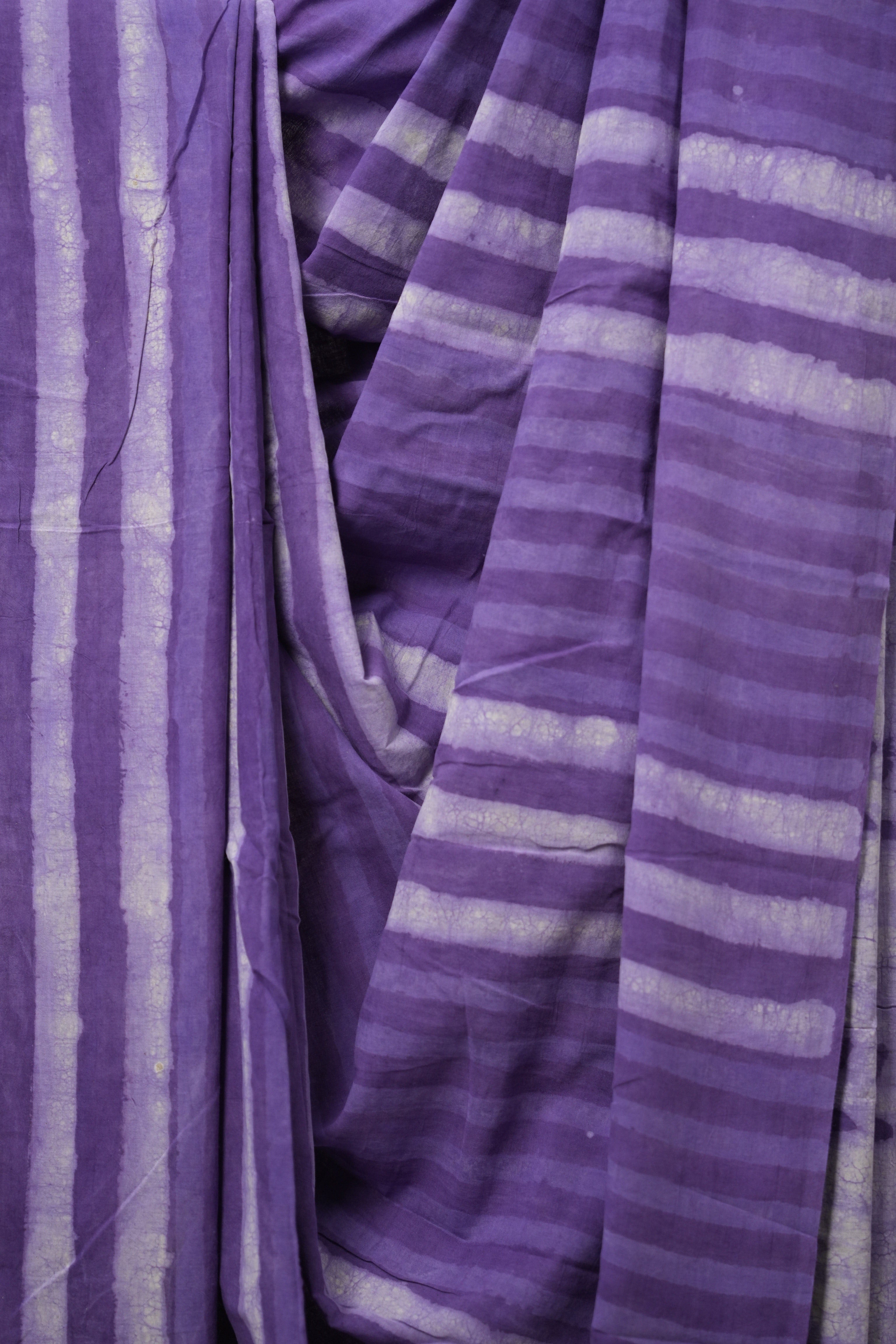 Lavender HBP Cotton Saree - SRLCS2959
