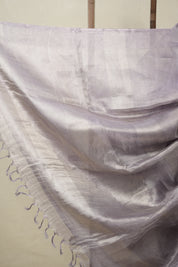 Lavender Tissue Tussar Silk Saree - SRLTTSS605
