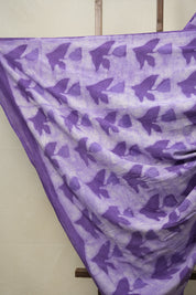 Lavender HBP Cotton Saree - SRLCS2959