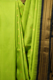 Neon Green Gadwal Silk Saree - SRNGGSS608