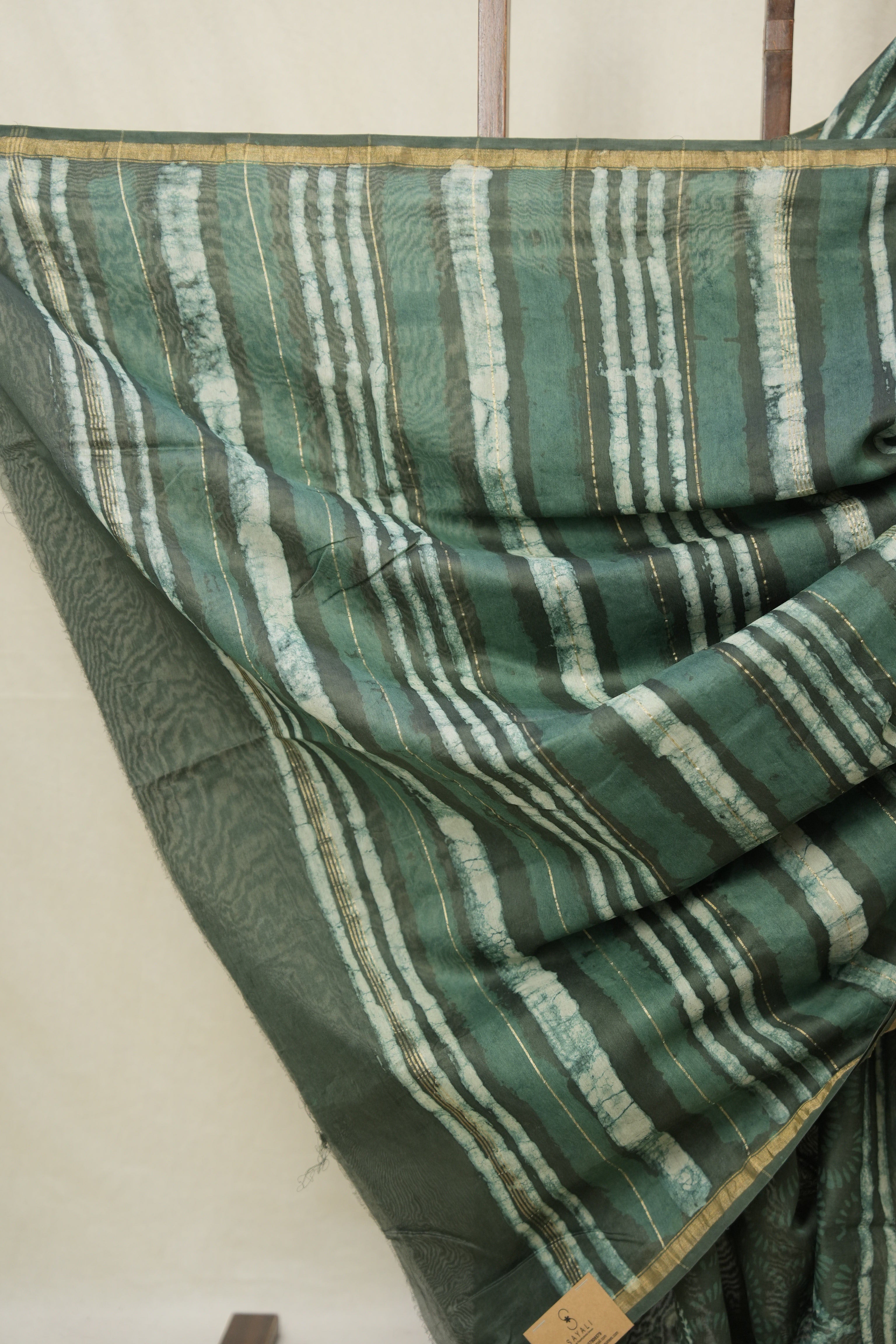 Emrald Green HBP Cotton Silk Saree With Chanderi Border - SREGCSS1555