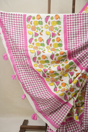 White HBP Signature Cotton Saree - SRWSCS11