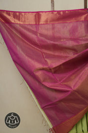 Pista Green Maheshwari Tissue Saree - SRPGMTS300