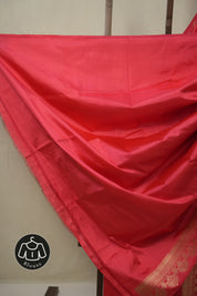 Crimson Red Banarasi Silk Saree - SRCRBSS897