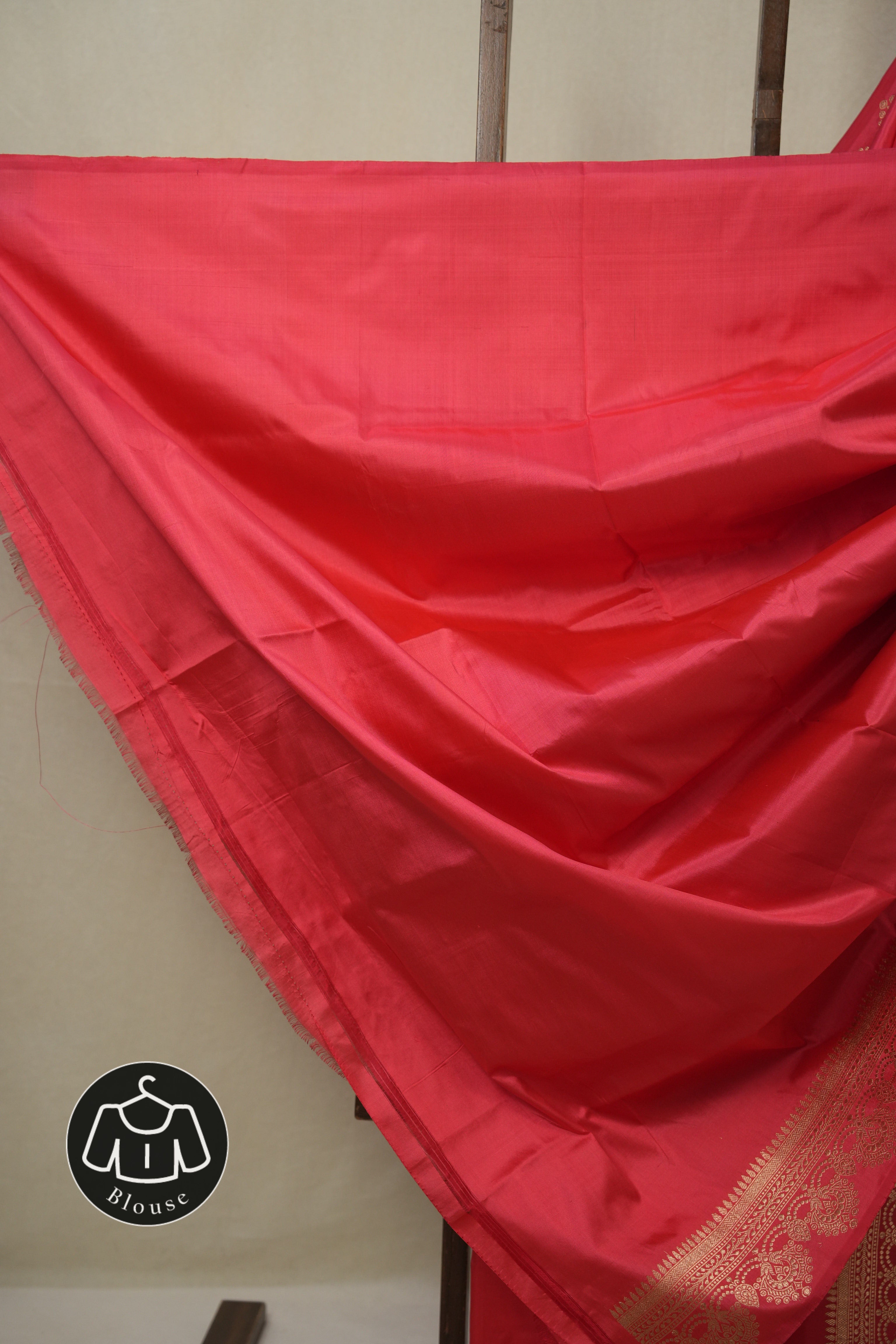 Crimson Red Banarasi Silk Saree - SRCRBSS897